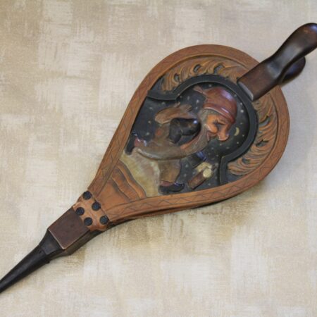 Vintage Carved Wood Gnome Bellows