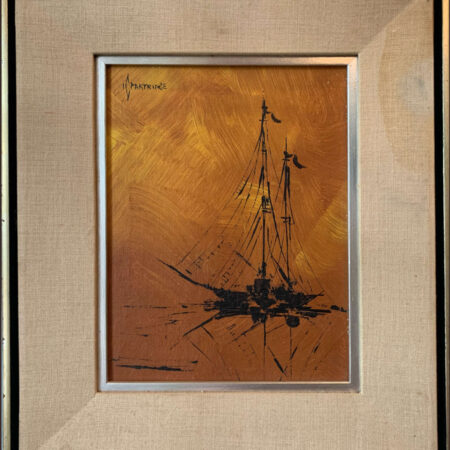 IC Partridge - Abstract Expressionist Sail Boat