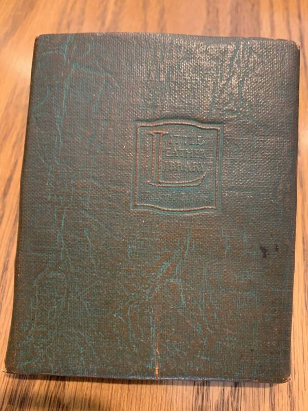 Antique Little Leather Library Mini Book Collection (16) - Image 2