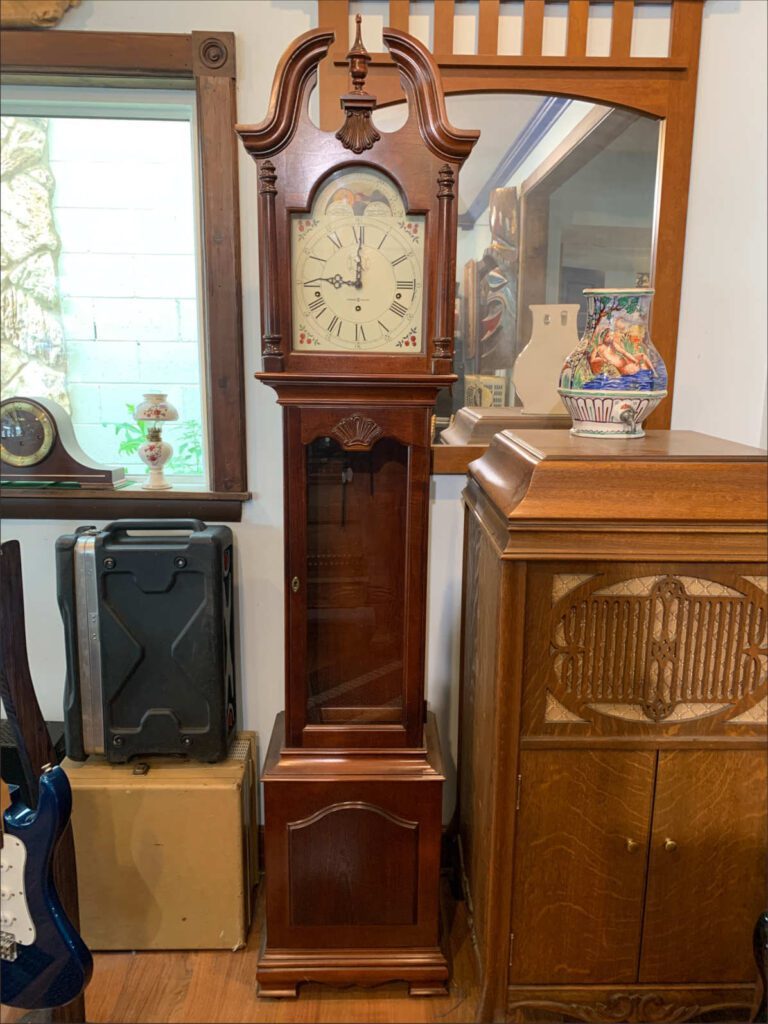 Howard Miller Grandfather Clock with Moving Moon Phase.