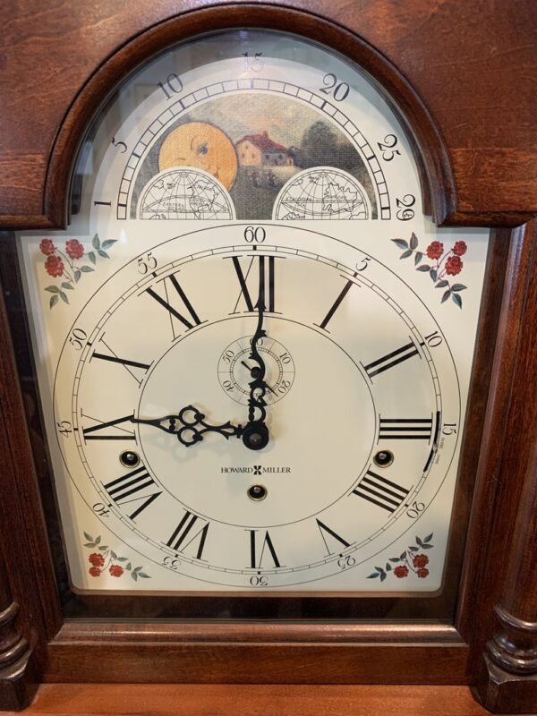 Howard Miller Grandfather Clock with Moving Moon Phase. - Image 2