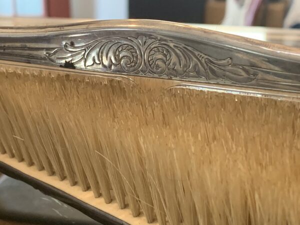 Vintage Silver Brush and Comb - Image 3