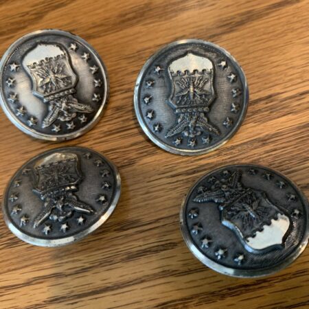 Vintage Scovill Mfg Co Waterbury military US Air Force buttons