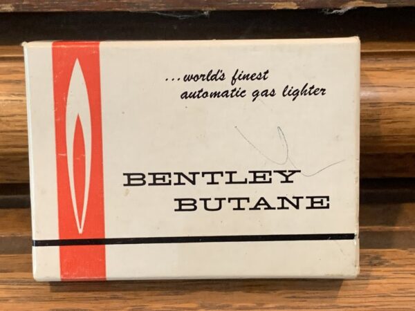 Bentley Butane Lighter – Leaf Pattern Design | Premium Refillable Torch Lighter - Image 3