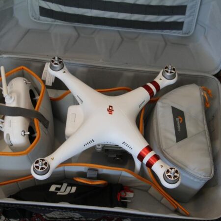 DJI Drone With Lowepro Backpack Case - Untested