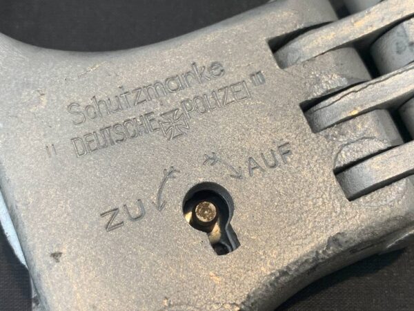 Deutsche-Polizei WWII Handcuffs - Image 2