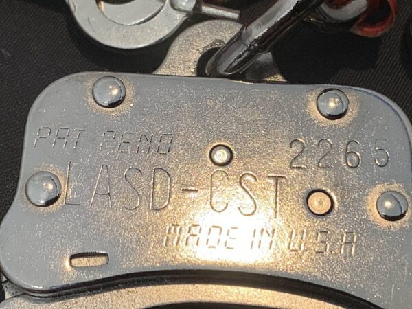 Authentic LASD Handcuffs - Image 4