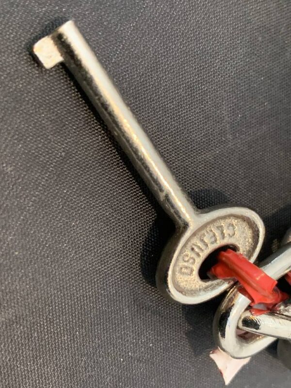Clejuso No. 12 INOX Handcuffs (Rare 3 Link) - Image 2