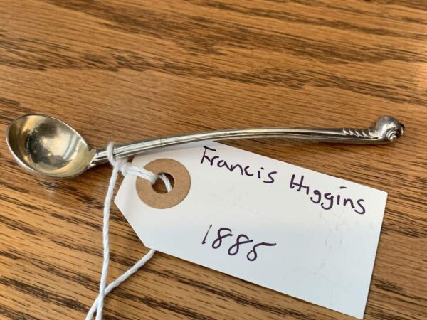 Francis Higgins 4" Salt Spoon 1885