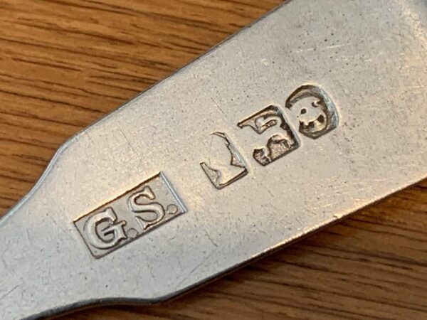 George Smith 4" Mustard Spoon - Image 2