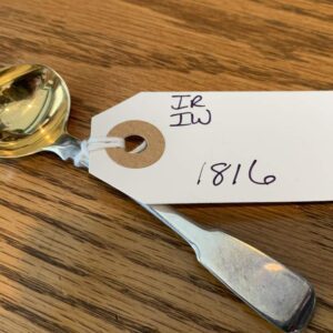 Georgian Mustard Spoon, Newcastle, 1816 – by John Robertson II & John Walton