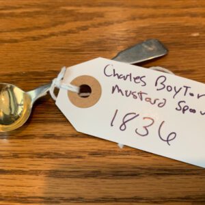 Charles Boyton Mustard Spoon 4" 1836
