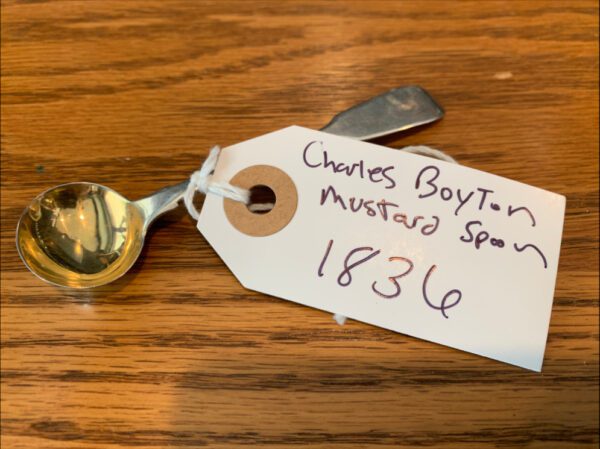 Charles Boyton Mustard Spoon 4" 1836