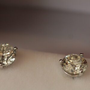 Diamond Stud Earrings 2.34 Carat