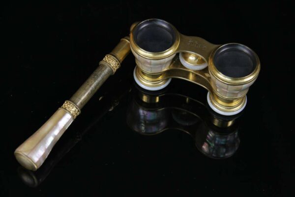 Lemaire Mother of Pearl Opera Glasses 1850--1900 Era - Image 3
