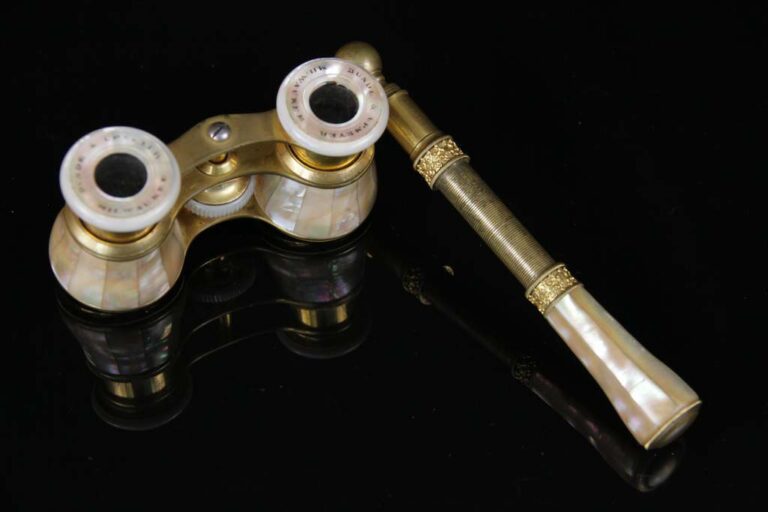 Lemaire Mother of Pearl Opera Glasses 1850--1900 Era