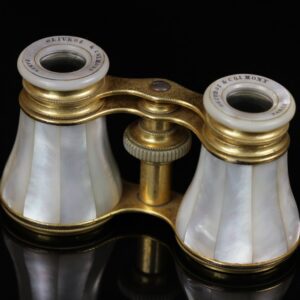 Colmont & Geivroz Paris - Mother Of Pearl And 14K Gold Plated Brass Opera Glasses