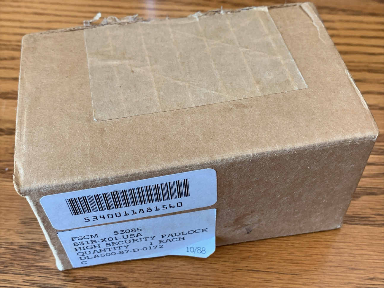 Ingersoll 831B Lock – Brand New, Boxed, with Original Keys.