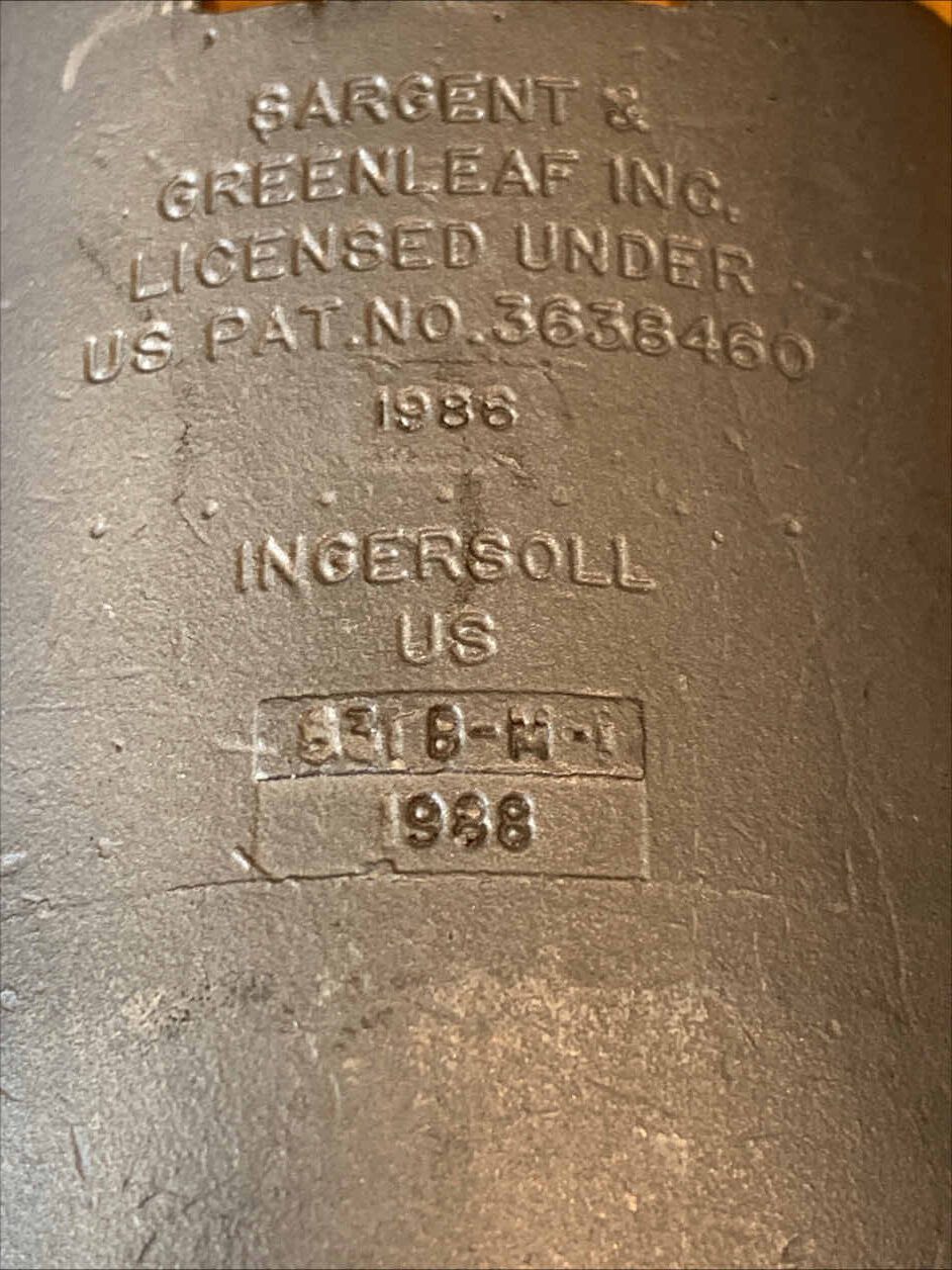 Ingersoll 831B Lock – Brand New, Boxed, with Original Keys.