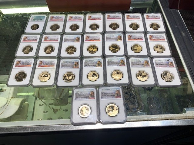 23-Coin Sacagawea Dollar Set (2000-2022) – All PF 70 Ultra Cameo First Release