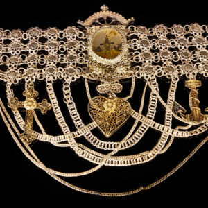 Vintage Scandinavian Bridal Belt - Solje - Faith, Hope, and Love.